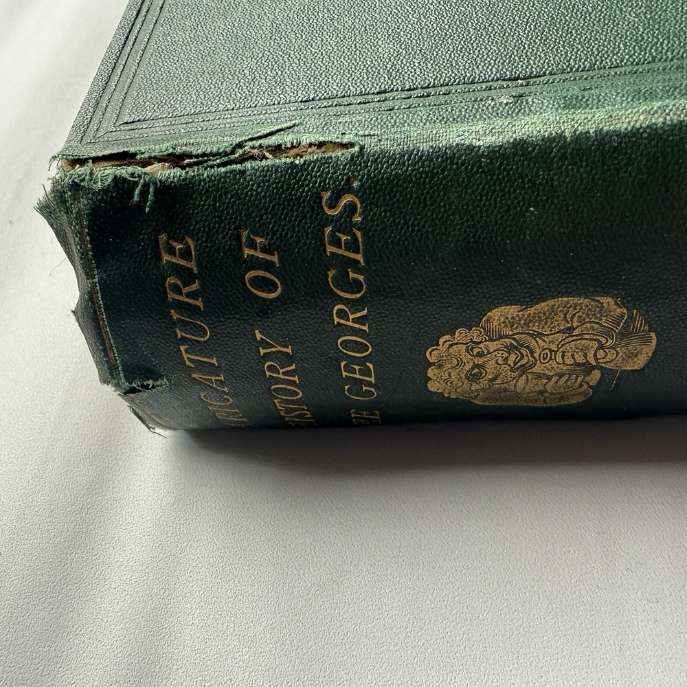CARICATURE HISTORY OF THE GEORGES - THOMAS WRIGHT - illustrated Antique HB 1876 - Picture 3 of 14